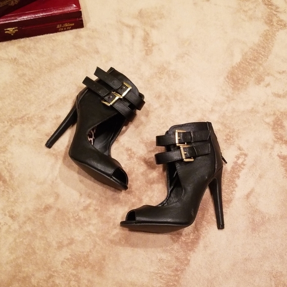 Charlotte Russe Shoes - CHARLOTTE RUSSE womens heels.  Peep toe heels.